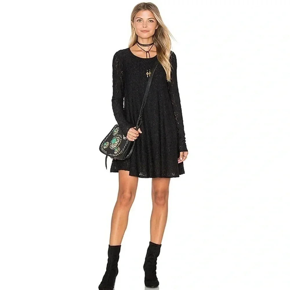 Show Me Your Mumu Black Tyler Tunic Dress Size Xs